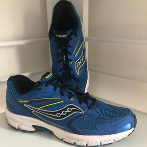 Saucony Cohesion 9 Blue Mesh Running Training Shoes Mens Size 12